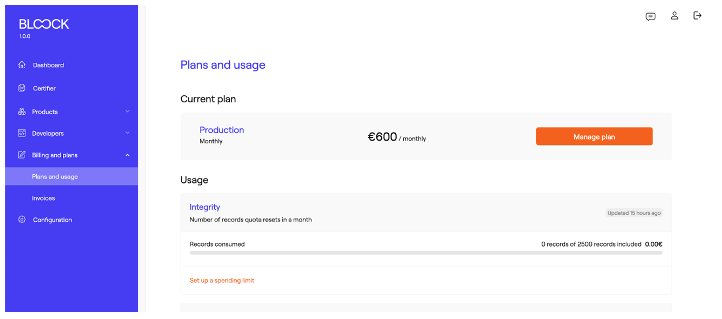 1- Manage spending limit